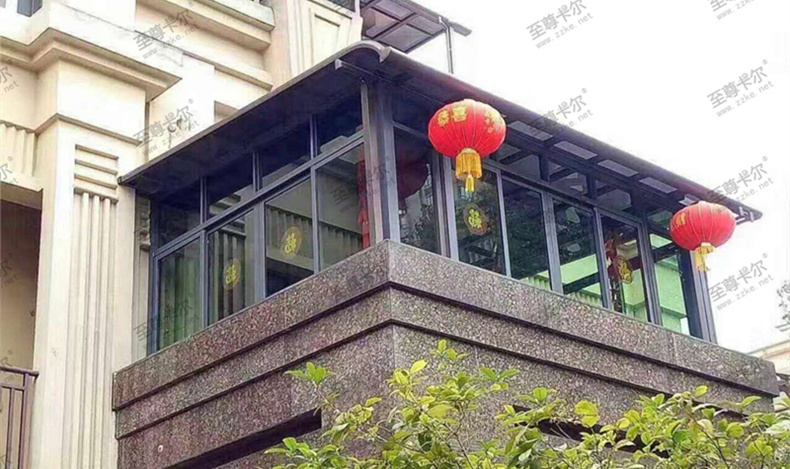 這樣高難度的雨棚設計只有至尊卡爾做的到！