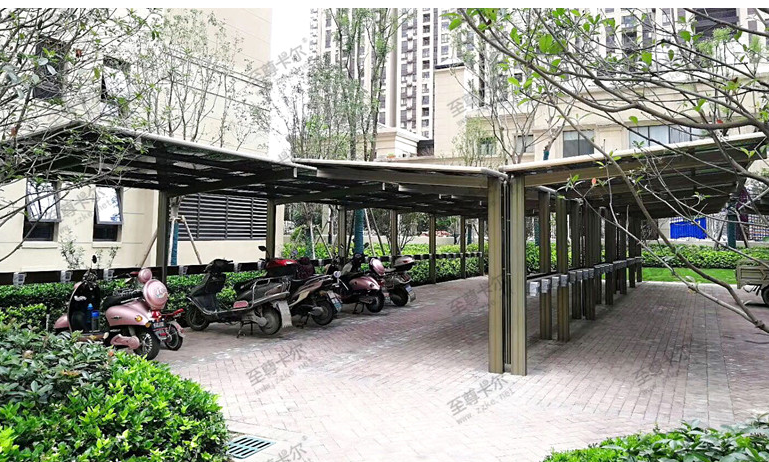 廠家揭秘自行車棚訂做的三大坑！裝自行車棚花30秒看不花冤枉錢(qián)！