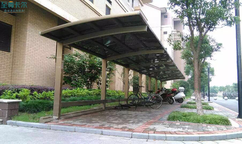 小區電動車棚怎么做？電動車棚廠家價格？